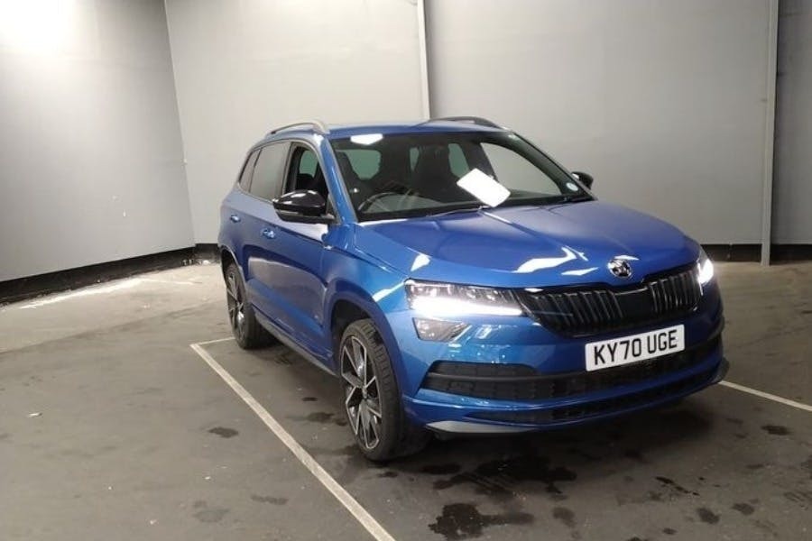 Skoda Karoq 1.5 Tsi Act Sportline Suv Blue