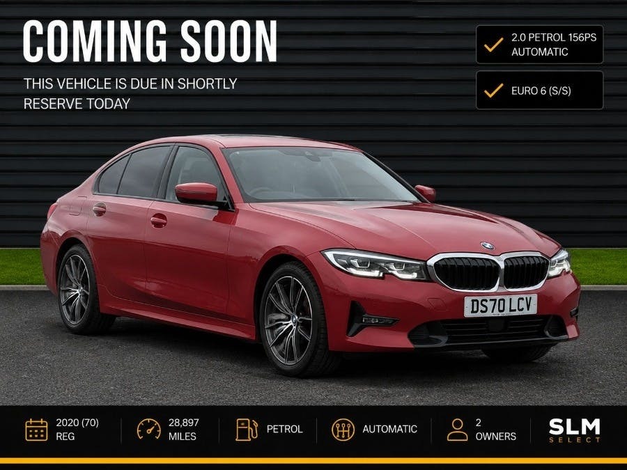 BMW 3 Series 2.0 318I Sport Saloon DS70LCV Red