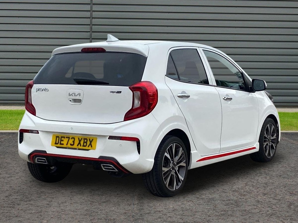 Kia Picanto 1.0 T Gdi Gt Line S Hatchback White #3