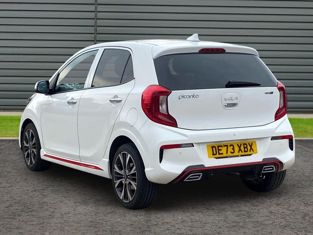Kia Picanto 1.0 T Gdi Gt Line S Hatchback White #5