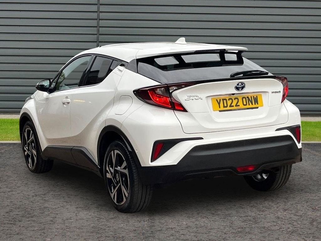 Toyota C-Hr 1.8 Vvt-h Design Suv Hybrid Cvt White #5