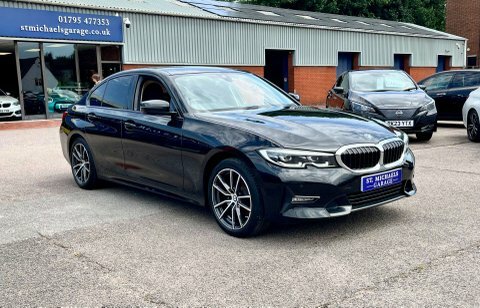 BMW 3 Series Saloon AV21FWC Black #4