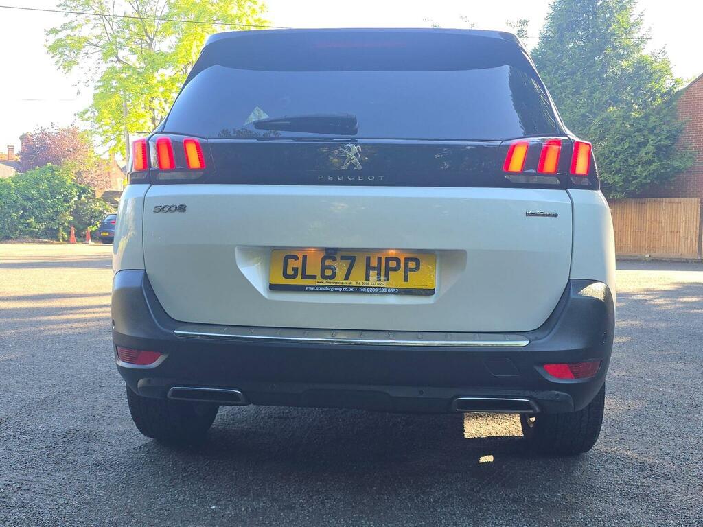 Peugeot 5008 1.6 Thp Gt Line Eat Euro 6 Ss White #6