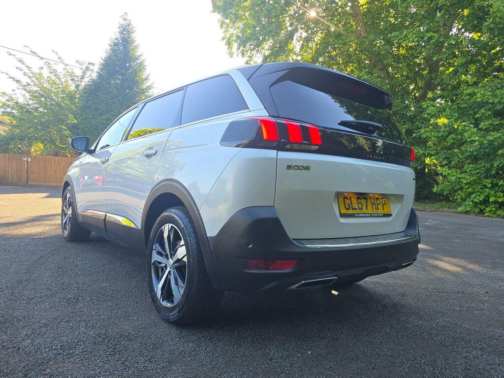 Peugeot 5008 1.6 Thp Gt Line Eat Euro 6 Ss White #5