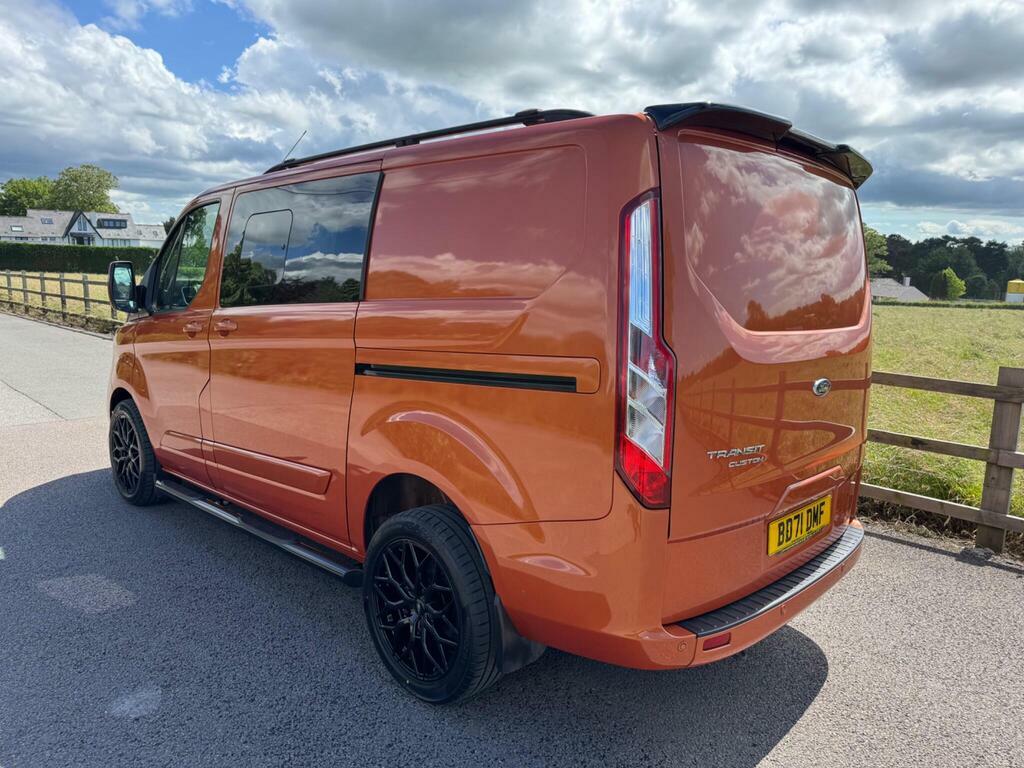 Ford Transit Custom 2.0 320 Ecoblue Limited Crew Van L1 H1 Euro 6 Ss BD71DMF Orange #5