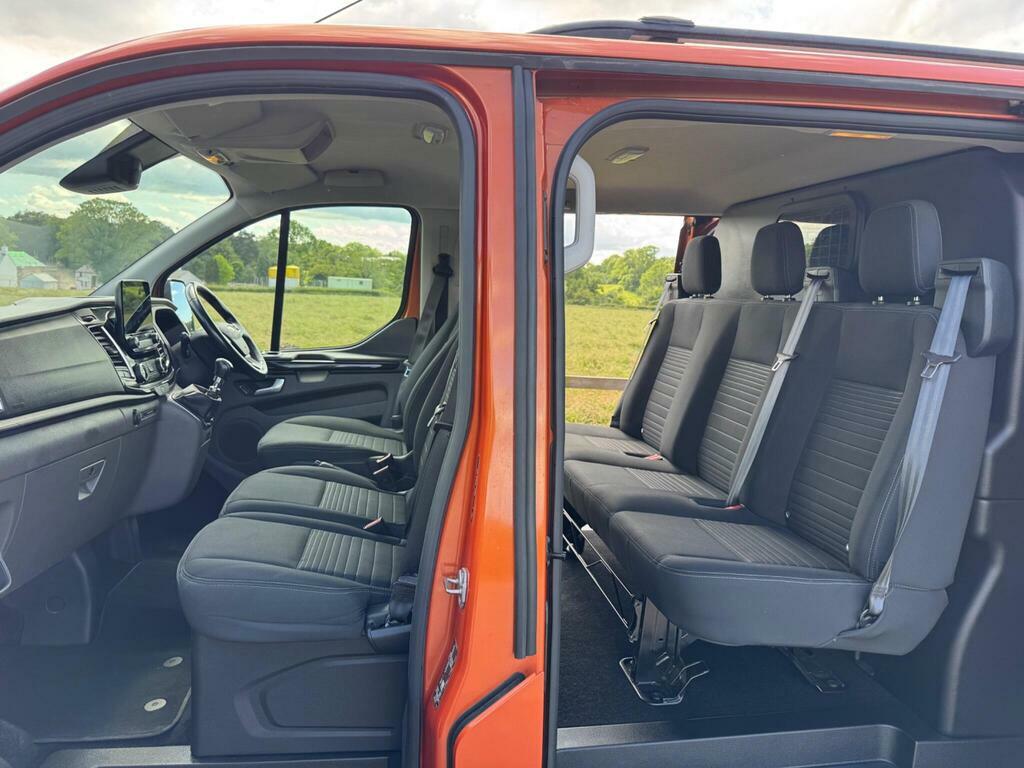Ford Transit Custom 2.0 320 Ecoblue Limited Crew Van L1 H1 Euro 6 Ss BD71DMF Orange #2