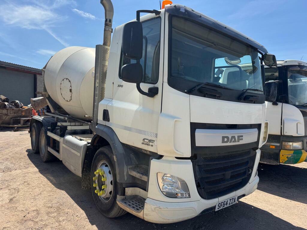 DAF All Models Fa220 Euro 6 18Ton Hgv 24Ft Flatbed With Crane Tru White #11
