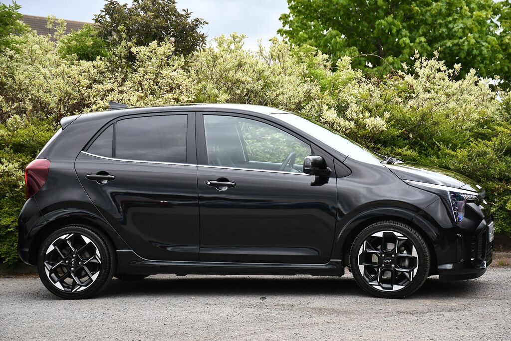 Kia Picanto 1.0 Gt-line Hatchback Amt Euro 6 Ss NV24ZNF Black #2