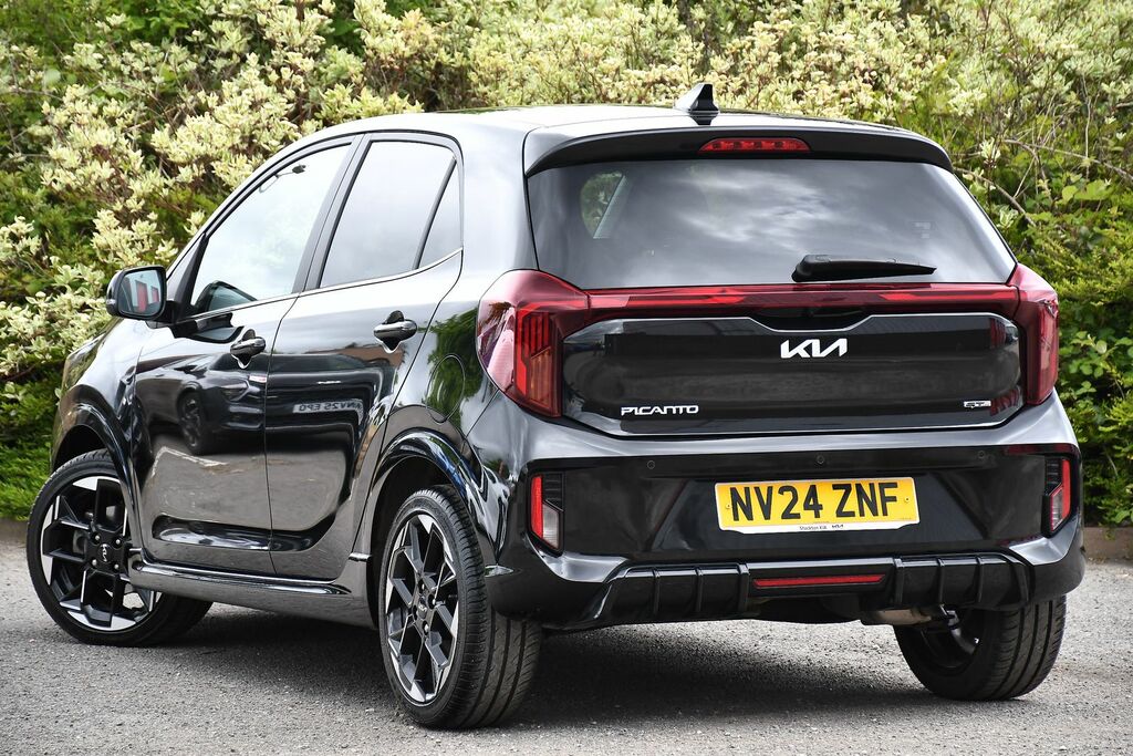 Kia Picanto 1.0 Gt-line Hatchback Amt Euro 6 Ss NV24ZNF Black #3