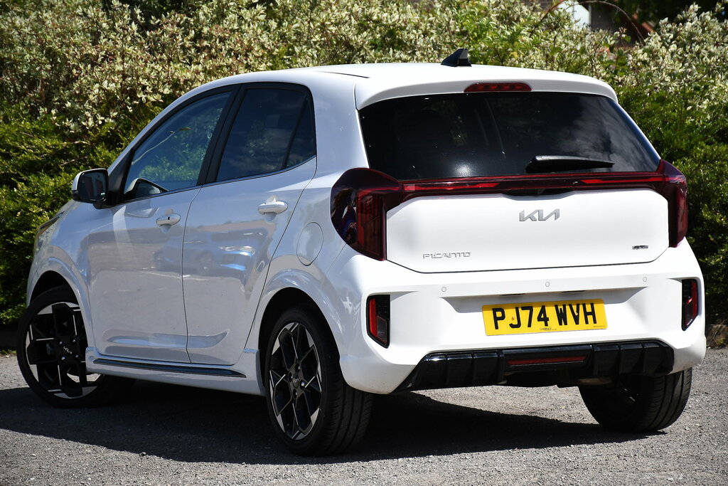Kia Picanto 1.2 Gt-line S Hatchback Amt Euro 6 Ss PJ74WVH White #3