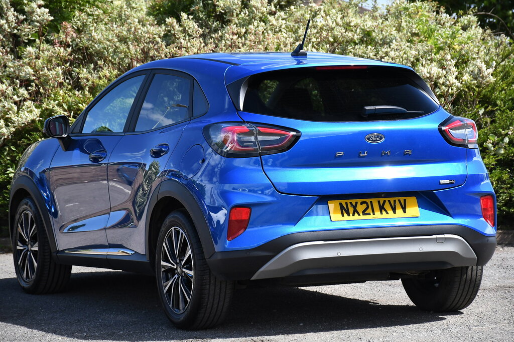 Ford Puma 1.0T Ecoboost Mhev Titanium Suv NX21KVV Blue #3