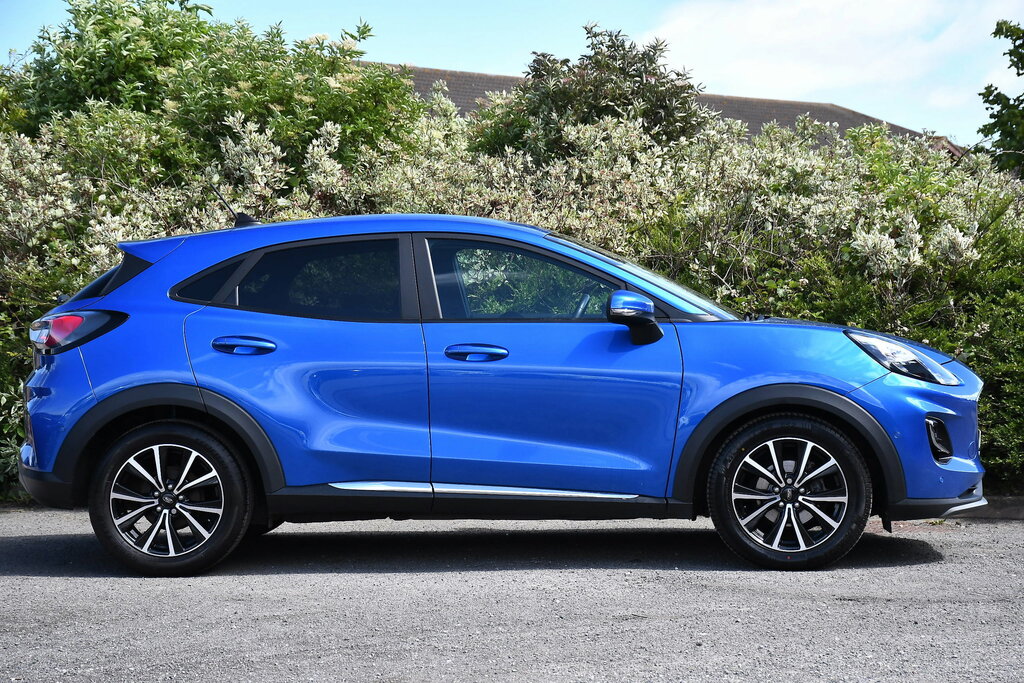 Ford Puma 1.0T Ecoboost Mhev Titanium Suv NX21KVV Blue #2