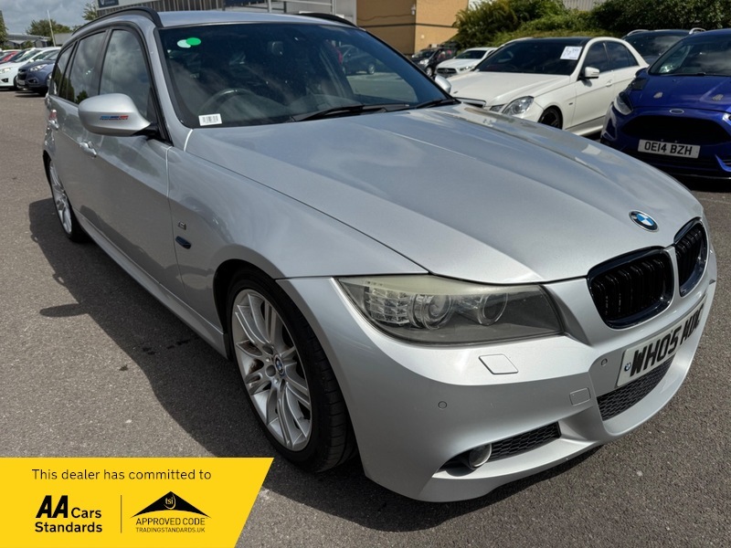 BMW 3 Series 320D M Sport Business WH05MDC Silver #2