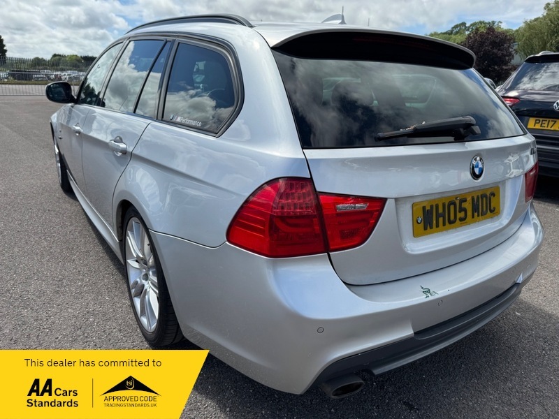 BMW 3 Series 320D M Sport Business WH05MDC Silver #3