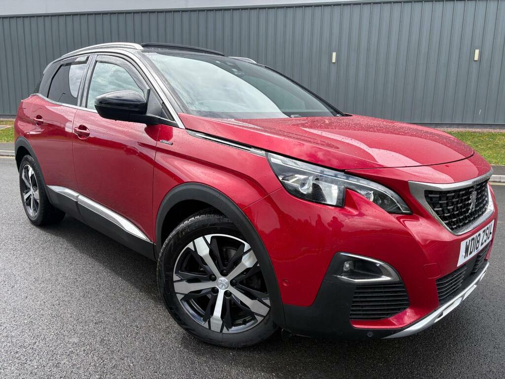 Peugeot 3008 1.2 Puretech Gt Line Euro 6 S S WD18ZSU Red