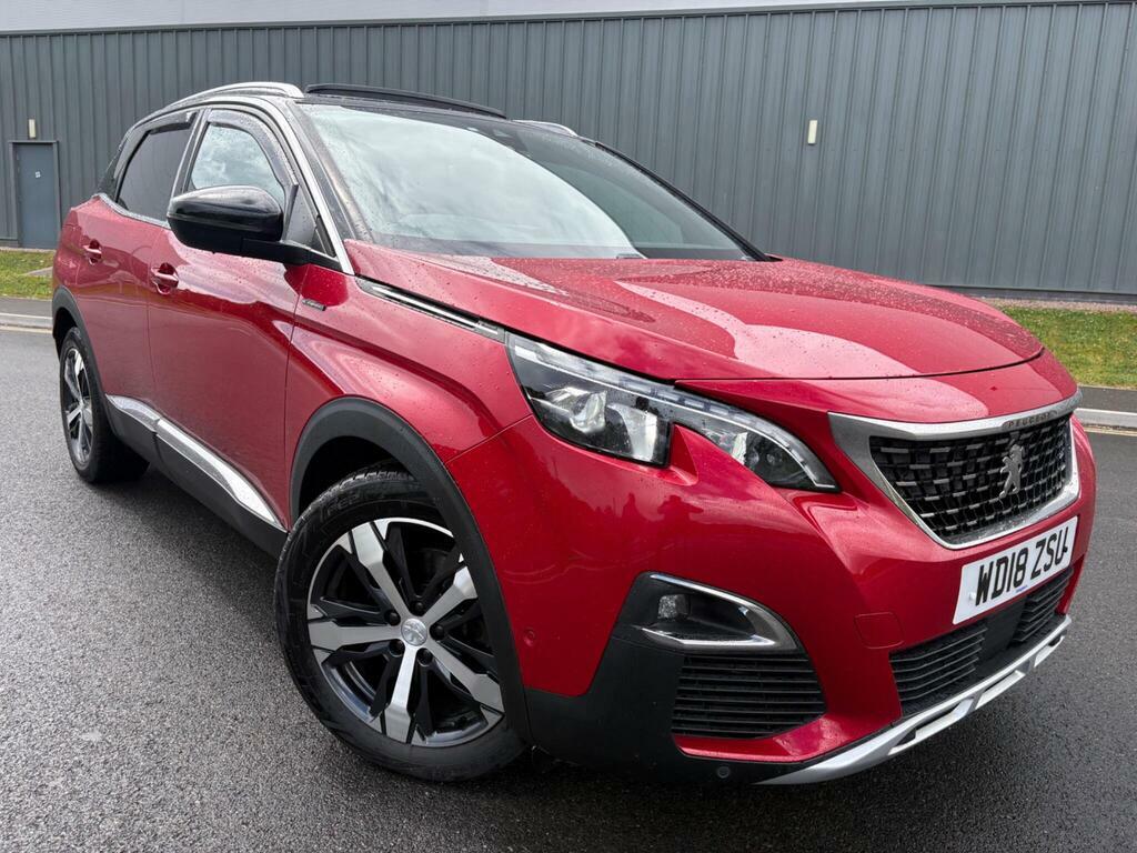 Peugeot 3008 1.2 Puretech Gt Line Euro 6 S S WD18ZSU Red #5