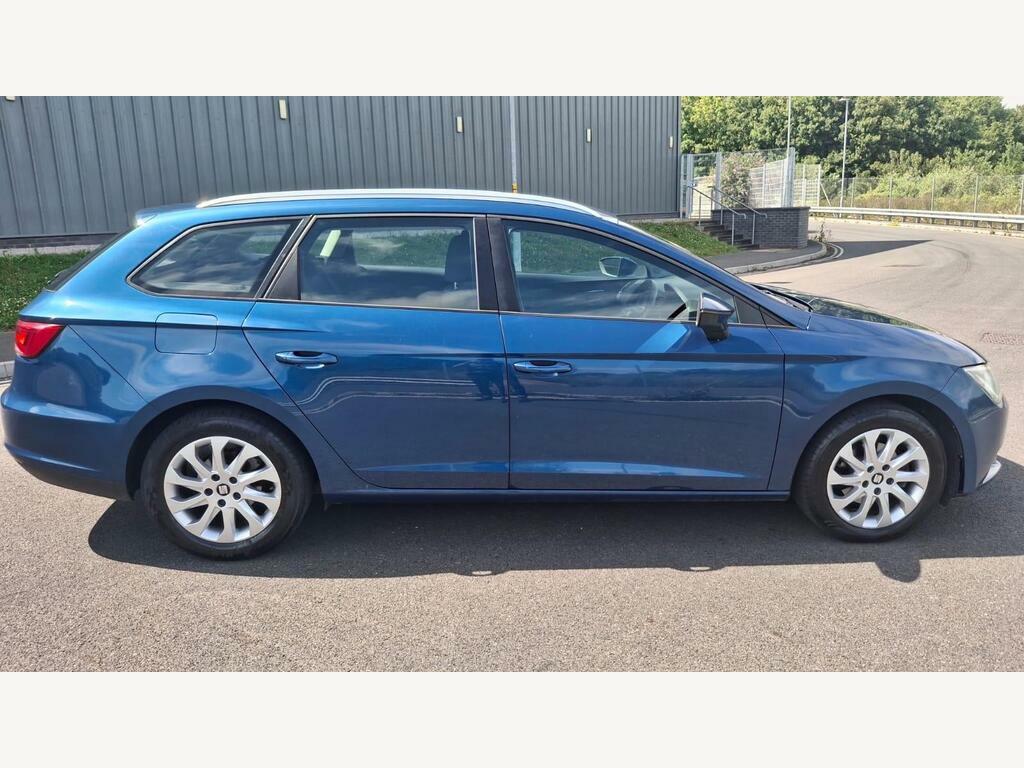 Seat Leon 1.6 Tdi Cr Se Sport Tourer Euro 5 S S Blue #4