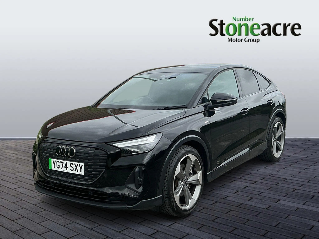 Audi Q4 E Tron 55 Black Edition Sportback Quattro YG74SXY Black #3