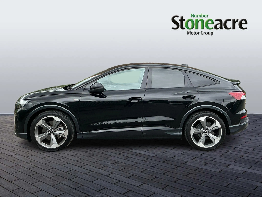 Audi Q4 E Tron 55 Black Edition Sportback Quattro YG74SXY Black #6