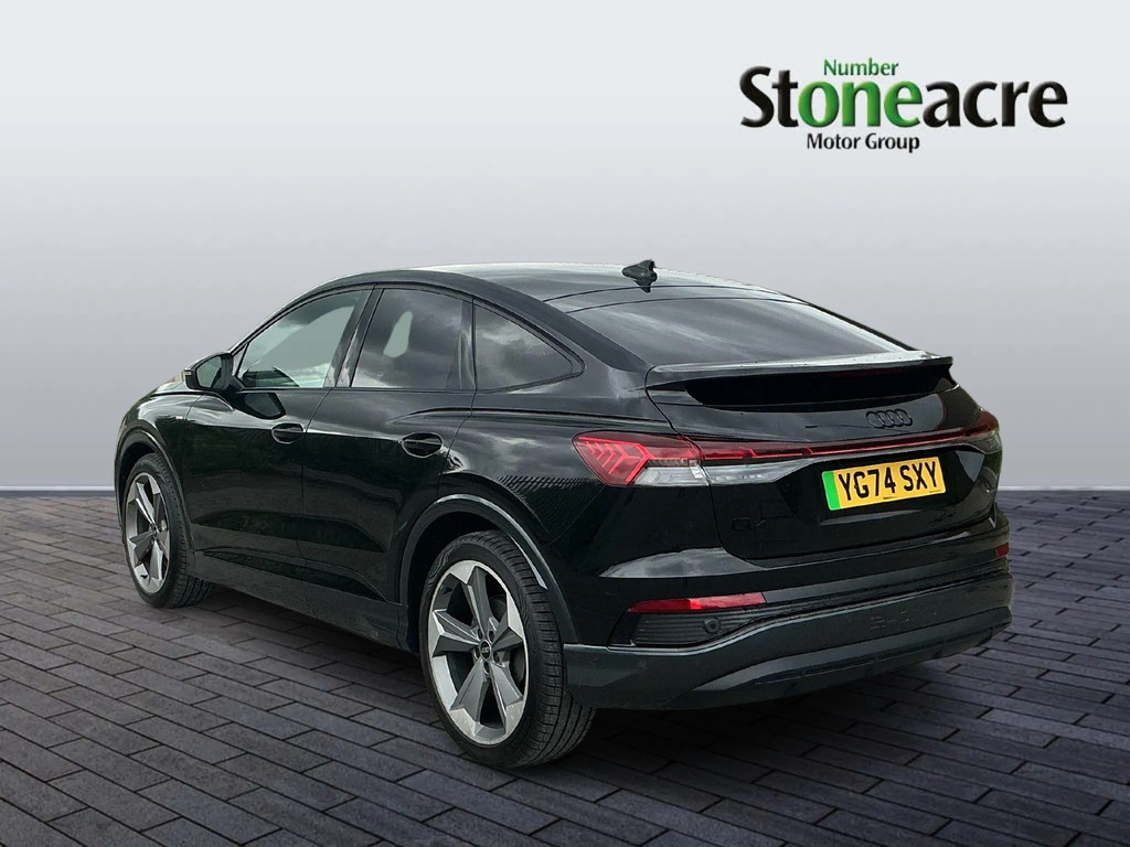 Audi Q4 E Tron 55 Black Edition Sportback Quattro YG74SXY Black #4