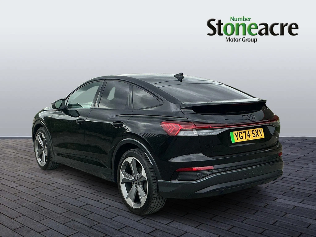 Audi Q4 E Tron 55 Black Edition Sportback Quattro YG74SXY Black #5