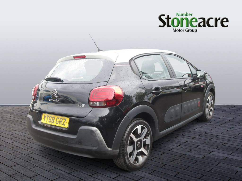 Citroen C3 1.2 Puretech Elle Hatchback YT68GRZ Black #3