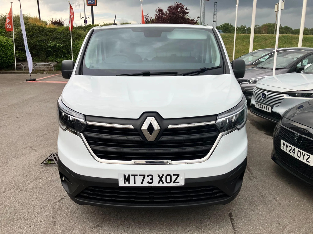 Renault Trafic Ll30 Blue Dci 130 Start Van MT73XOZ White #2
