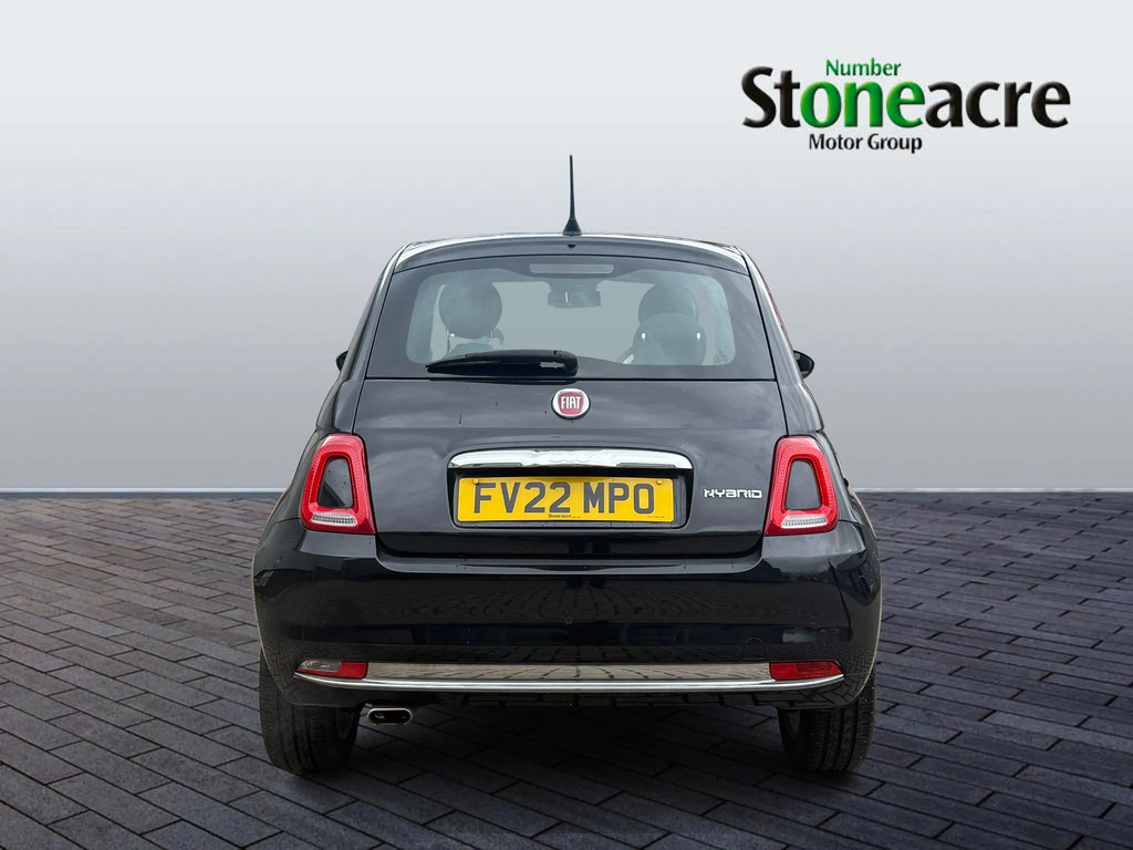 Fiat 500 1.0 Mild Hybrid Red FV22MPO Black #4