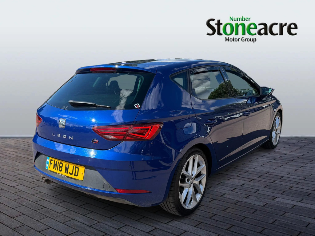 Seat Leon 1.4 Tsi Fr Technology Hatchback FM18WJD Blue #3