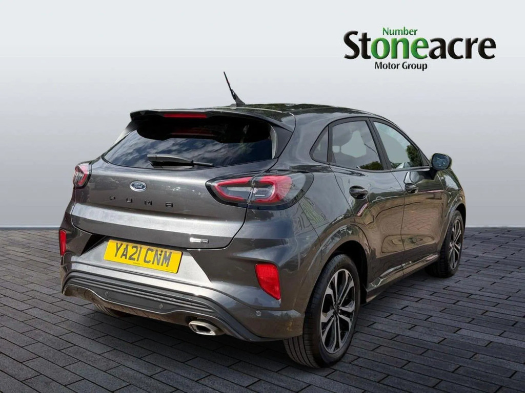 Ford Puma 1.0T Ecoboost Mhev St-line Suv YA21CNM Grey #3
