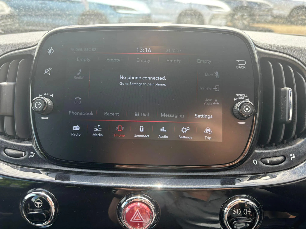 Fiat 500C 500 E Red #22
