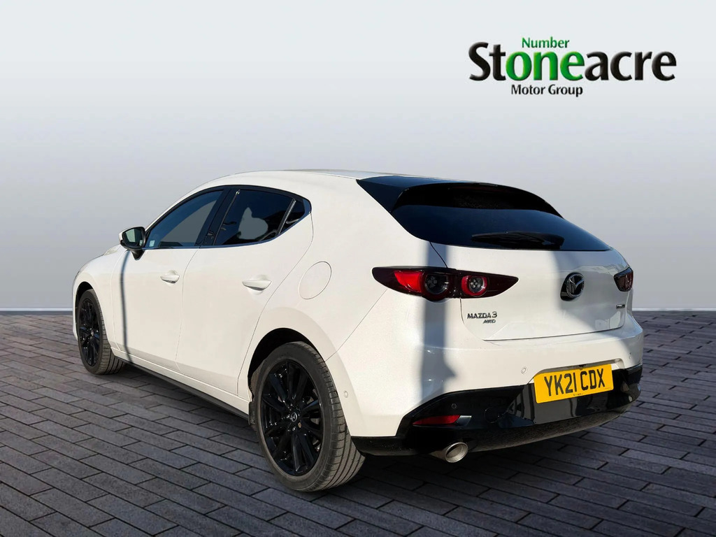 Mazda 3 2.0 Skyactiv-x Mhev Gt Sport Tech Awd Euro 6 Ss White #4