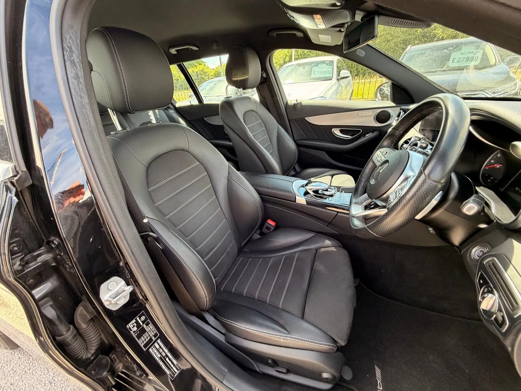 Mercedes-Benz C Class Amg Line Silver #17