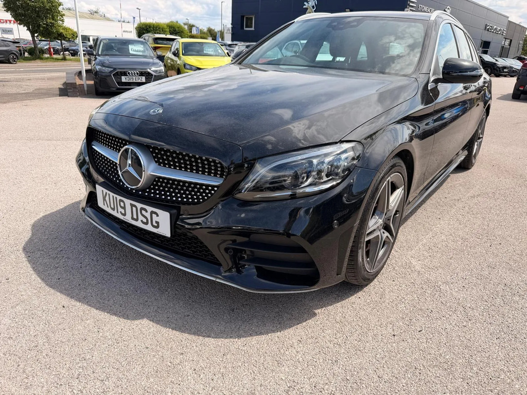 Mercedes-Benz C Class Amg Line Silver #11