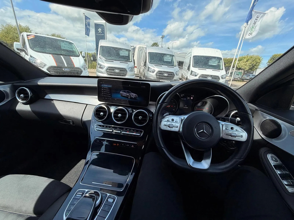Mercedes-Benz C Class Amg Line Silver #32