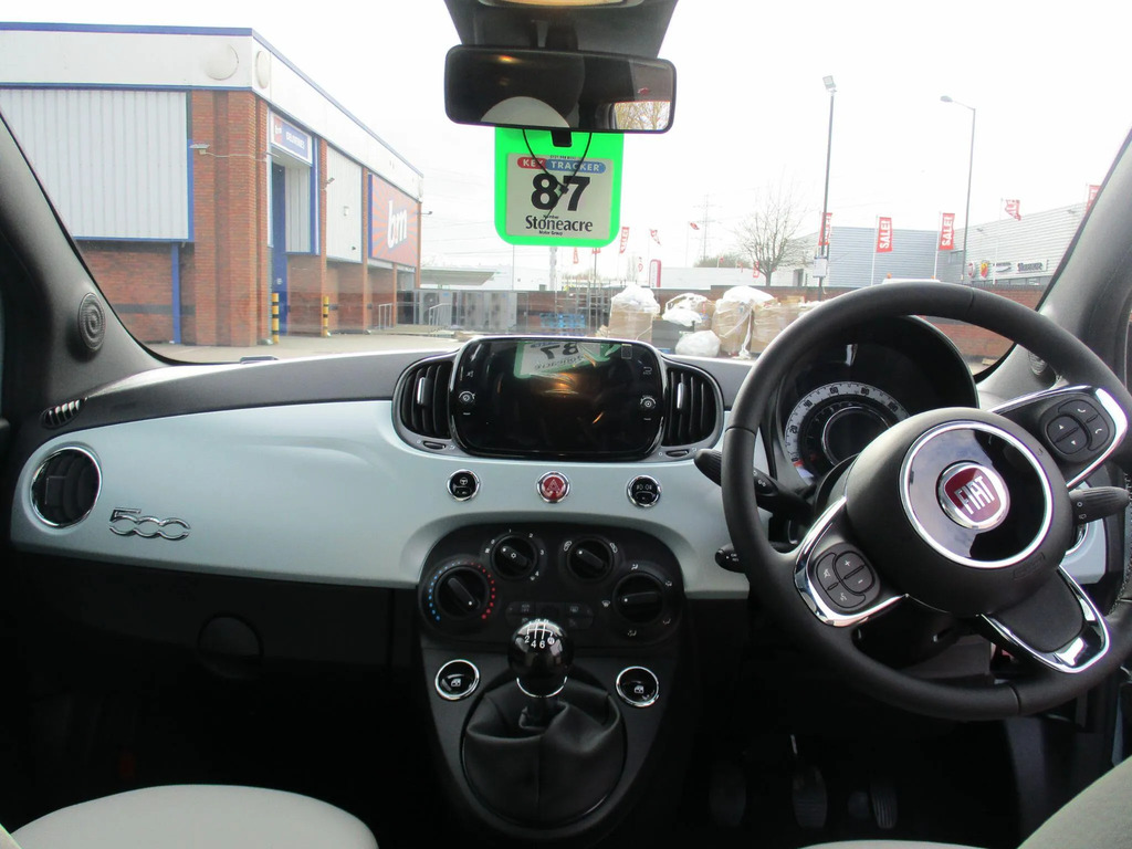 Fiat 500 Hatchback Blue #9