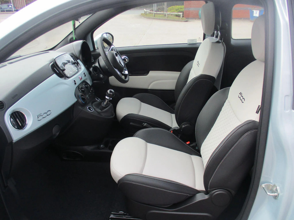 Fiat 500 Hatchback Blue #10