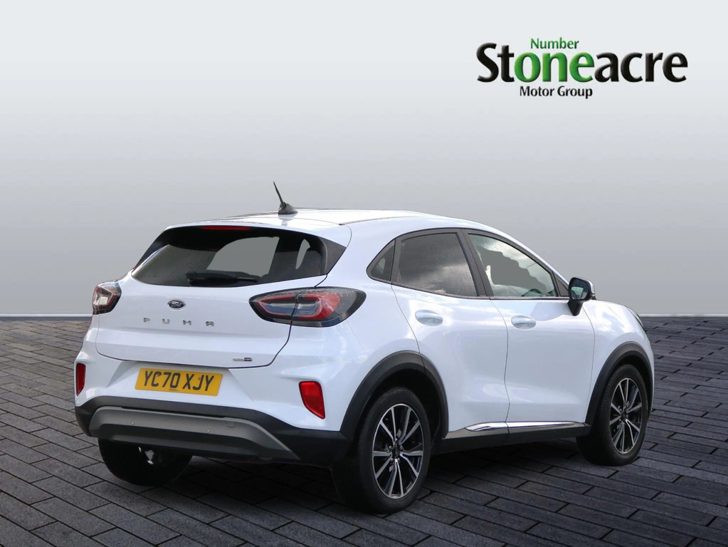 Ford Puma 1.0 Ecoboost Hybrid Mhev Titanium YC70XJY White #3