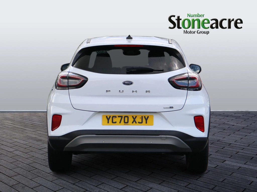 Ford Puma 1.0 Ecoboost Hybrid Mhev Titanium YC70XJY White #4