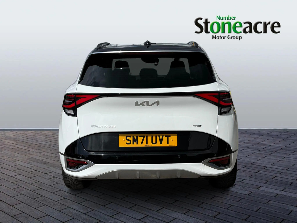 Kia Sportage 1.6 H T-gdi Gt-line S Euro 6 Ss White #4