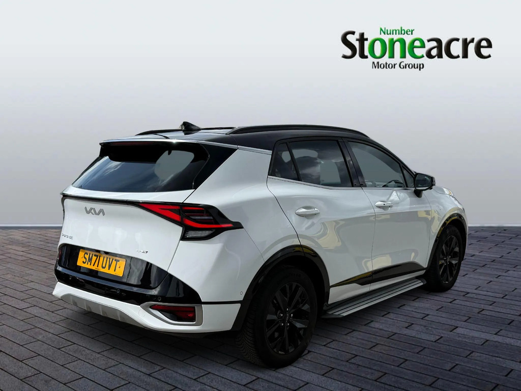 Kia Sportage 1.6 H T-gdi Gt-line S Euro 6 Ss White #3