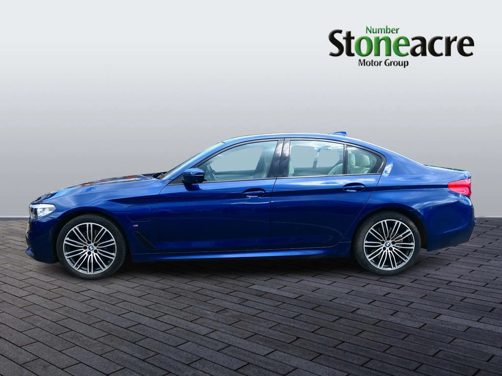 BMW 5 Series 530E M Sport Iperformance Saloon Blue #5