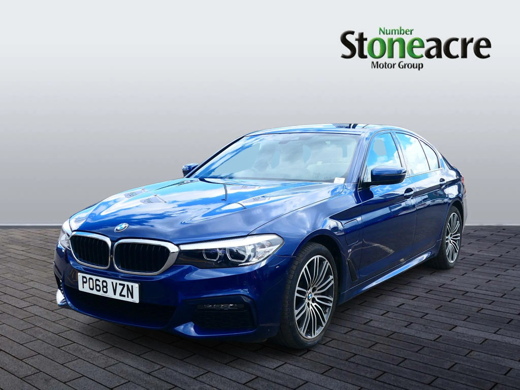 BMW 5 Series 530E M Sport Iperformance Saloon Blue #3