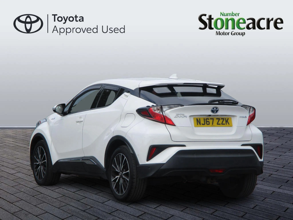 Toyota C-Hr 1.8 Vvt-h Excel Cvt Euro 6 Ss White #5