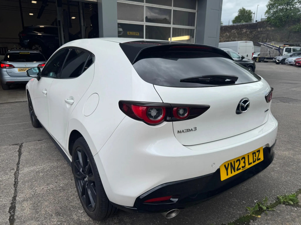 Mazda 3 2.0 E-skyactiv-x Mhev Sport Lux Euro 6 Ss White #3