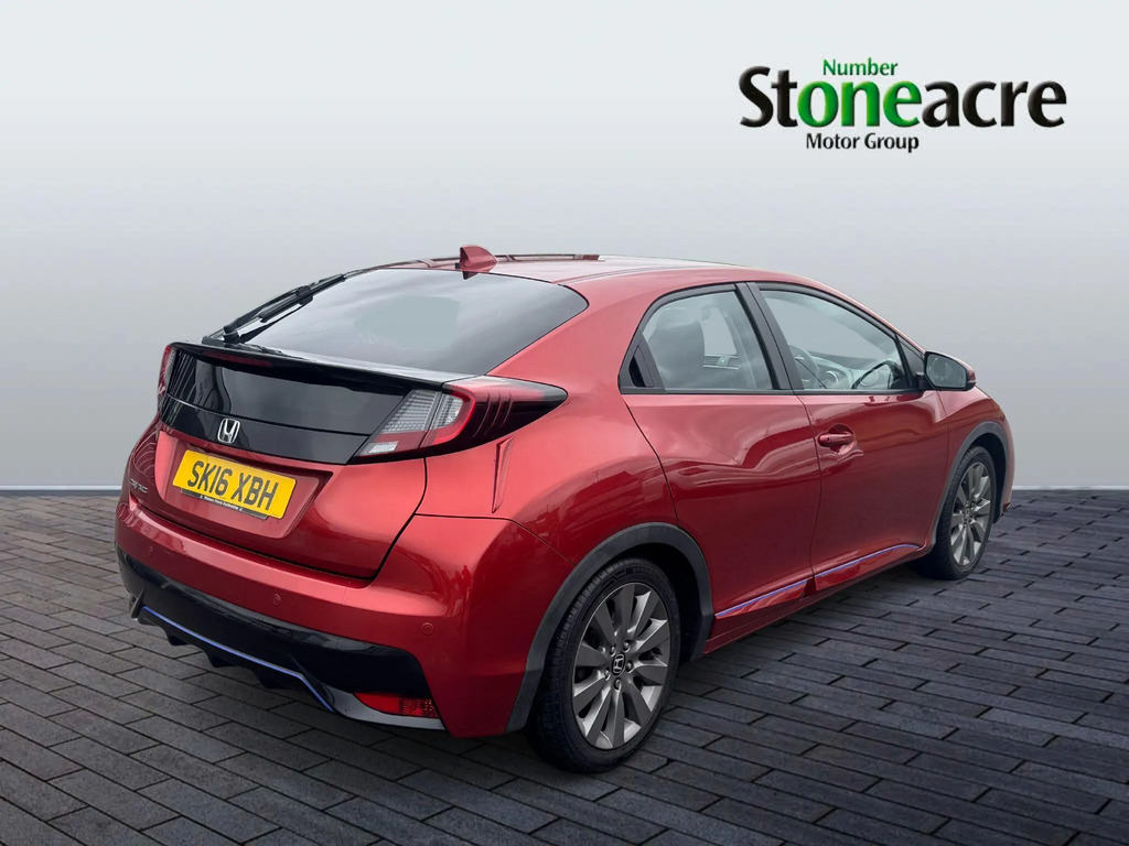 Honda Civic 1.8 I-vtec Se Plus Euro 6 Red #3