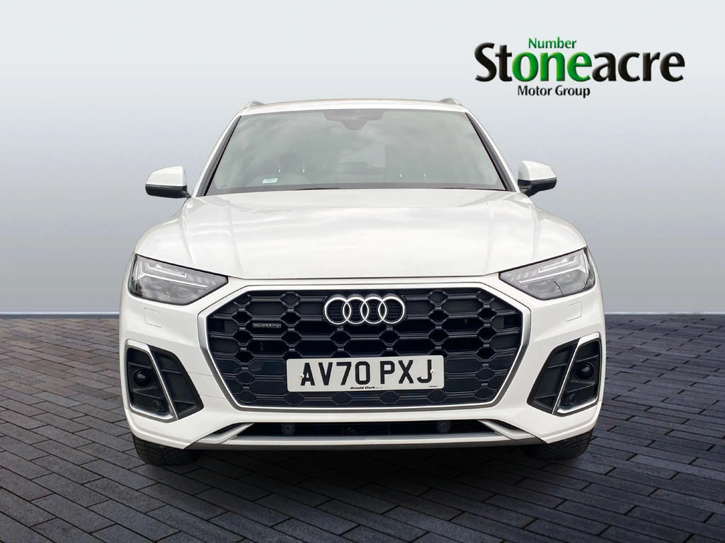 Audi Q5 2.0 Tdi 40 S Line S Tronic Quattro Euro 6 Ss White #2