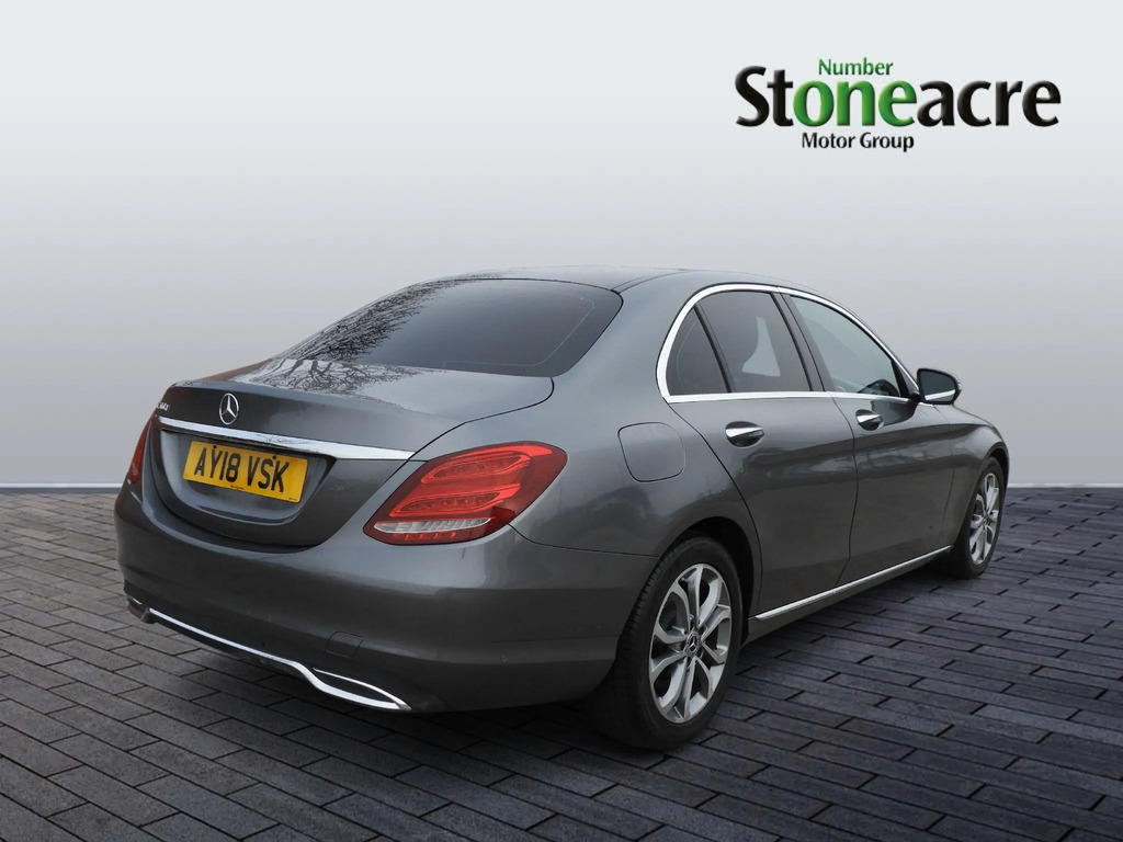 Mercedes-Benz C Class 1.6 C200d Sport Premium G-tronic Euro 6 Ss 4 Grey #3