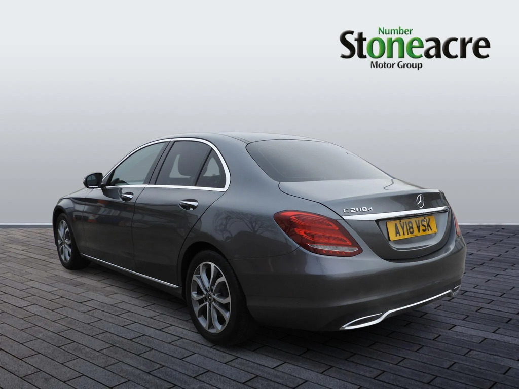 Mercedes-Benz C Class 1.6 C200d Sport Premium G-tronic Euro 6 Ss 4 Grey #5
