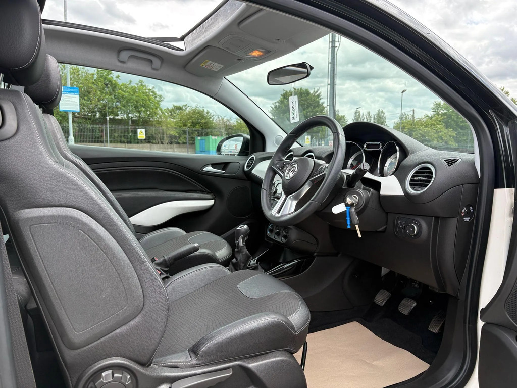 Vauxhall Adam Hatchback 2014 Vauxhall Adam 1.2 16V Glam M White #11